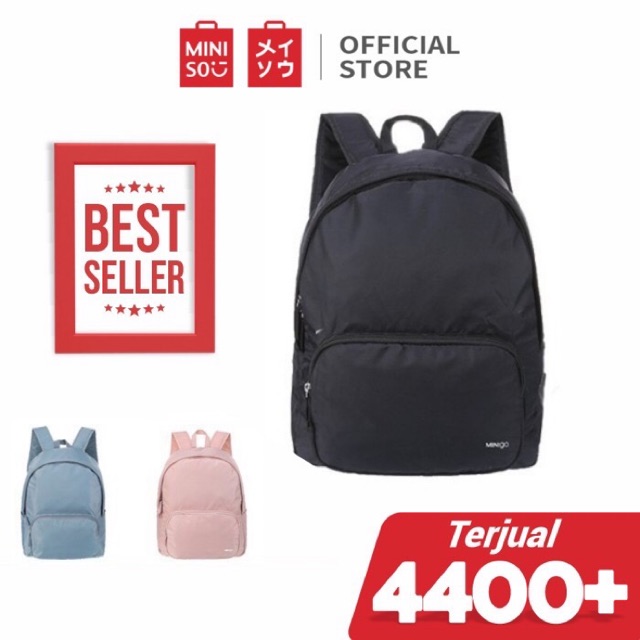 Jual Miniso Minigo Tas Ransel Lipat Ringan 13L Backpack Tas Punggung