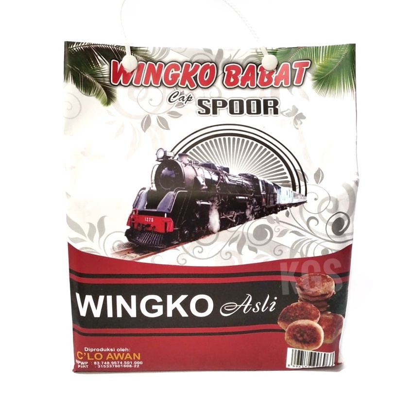 Jual Wingko Babat Cap Spoor Isi 12 Pcs Wingko Babat Kelapa Asli Kue