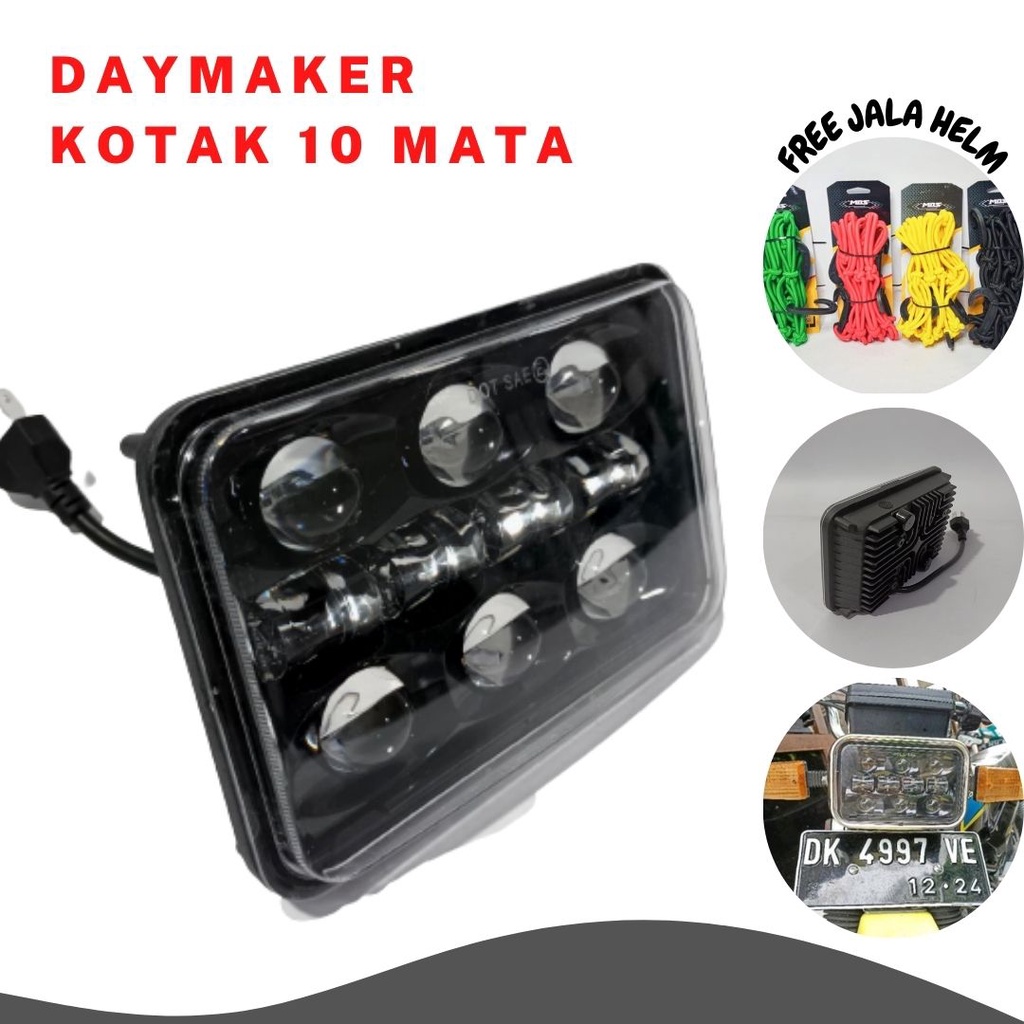 Jual Lampu Daymaker Kotak Mata X Inch Import Rx King Gl Win