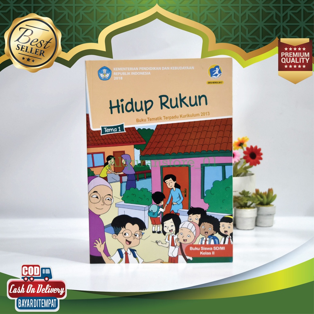 Jual Buku Siswa Kelas Ii Sd Mi Tema Hidup Rukun Buku Tematik