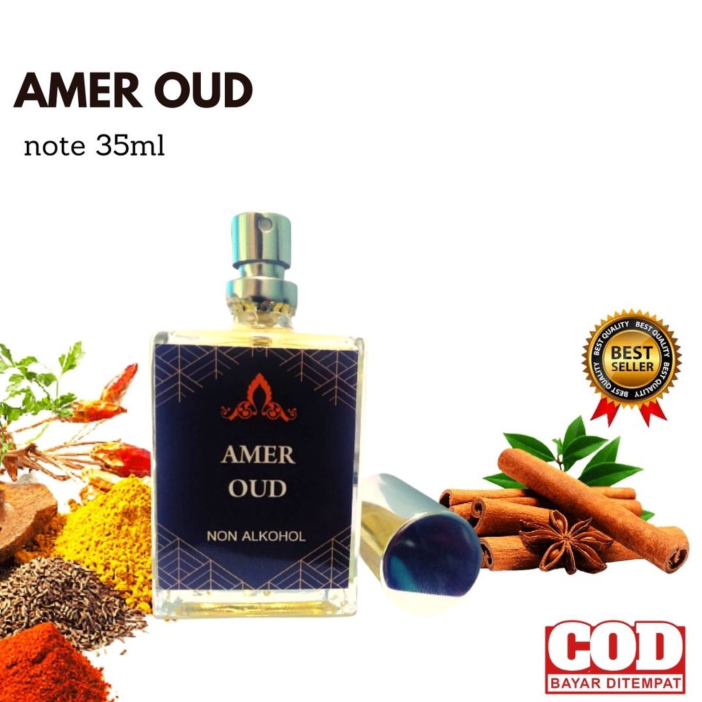 Jual Parfum Amer Oud Minyak Wangi Arab Saudi Ml Non Alkohol Minyake