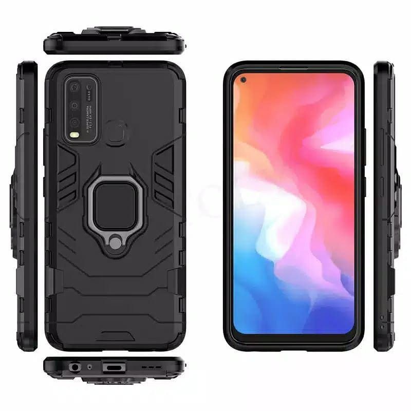 Jual Vivo Y Y Hard Case Ring Black Panther Robot Armor Transformer