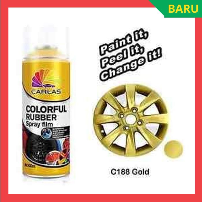 Jual Carlas Rubber Paint Gold Doff C Cat Mobil Emas Doff Cat Karet