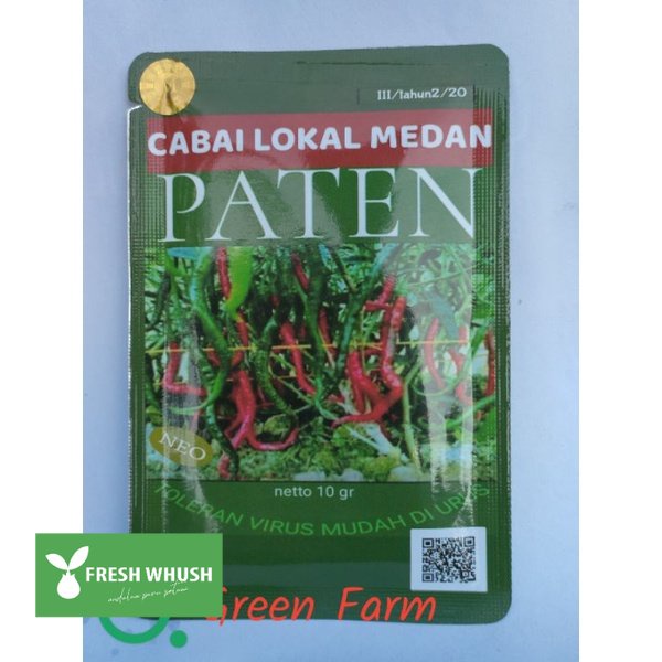 Jual Cabe Unggul Paten Lokal Medan Original Kemasan Gr Cmk Indrapura