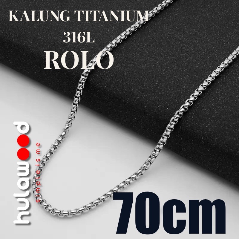 Jual Kalung Rantai Pendant Kalung Rantai Titanium Stainless 316L