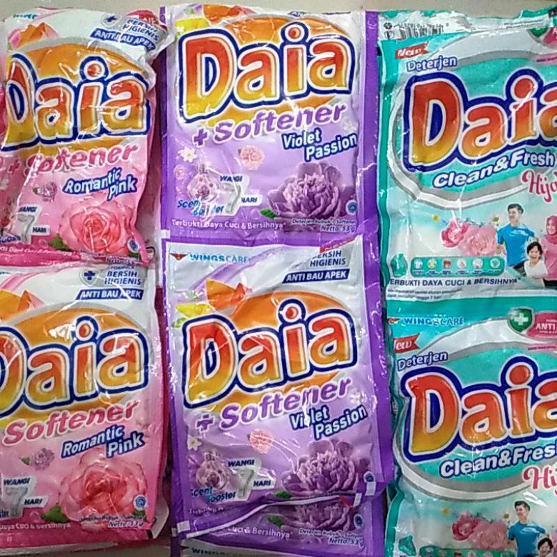 Jual Daia Detergent Gr Renceng Bks Shopee Indonesia