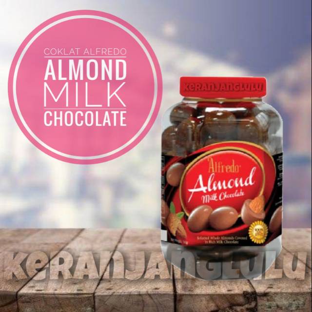 Jual Alfredo Almond Milk Chocolate Coklat Alfredo Almond Milk Chocolate