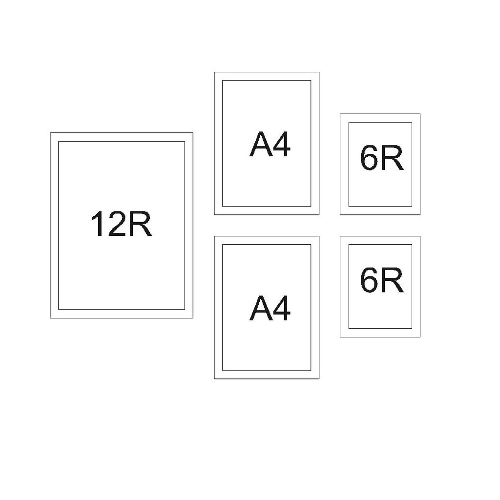 Jual BINGKAI FOTO KOLASE MINIMALIS UKURAN 12R A4 6R BINGKAI FOTO