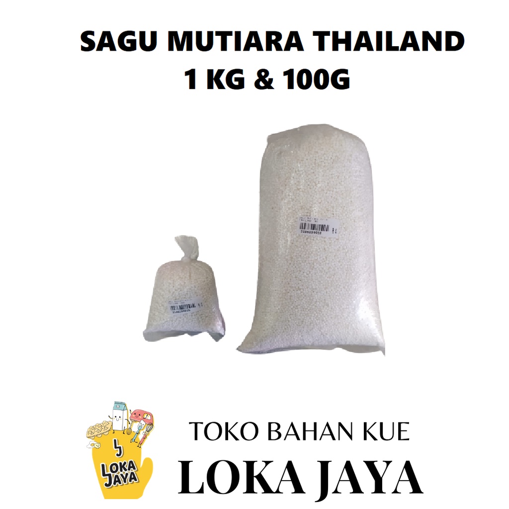 Jual Sagu Mutiara Putih Thailand Kg Shopee Indonesia