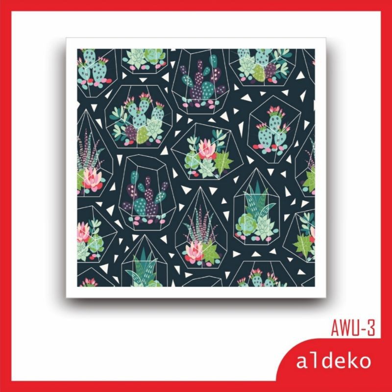 Jual ALDEKO Hiasan Dinding Lukisan Kaktus Walldecor AWU Shopee