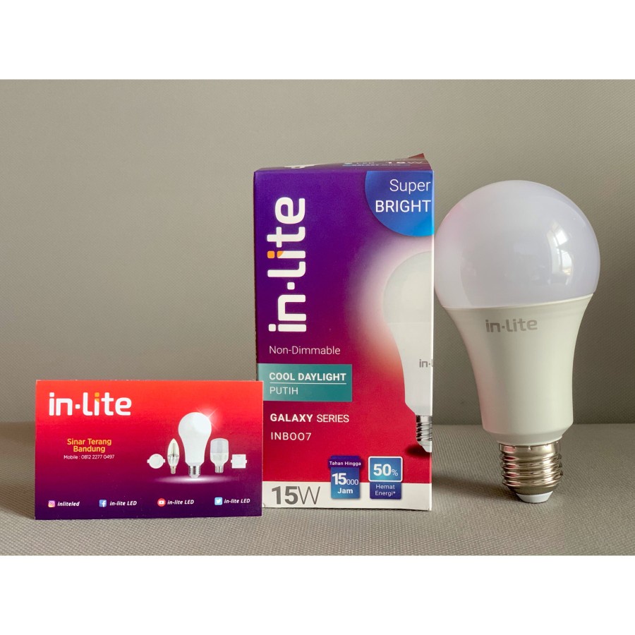 Jual Lampu Bohlam Bulb Led Inlite W Watt Inb Shopee Indonesia