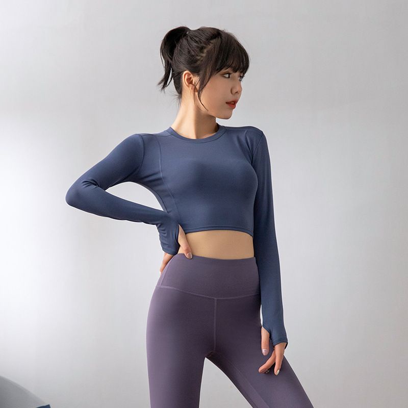 Jual Uc Livy Series Long Sleeve Crop Shirt Atasan Baju Olahraga Gym