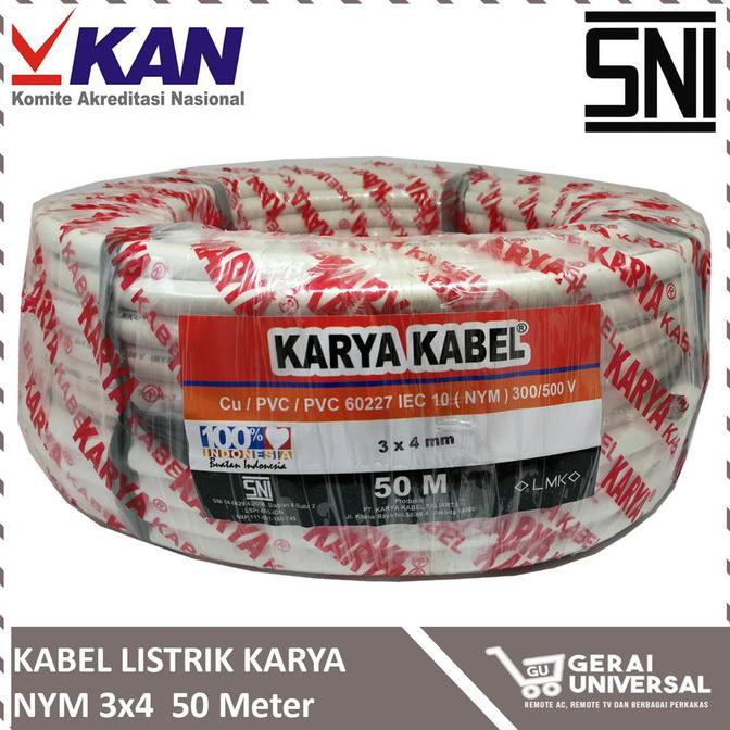 Jual Gu Kabel Listrik Kawat Nym X Meter M Karya Kabel