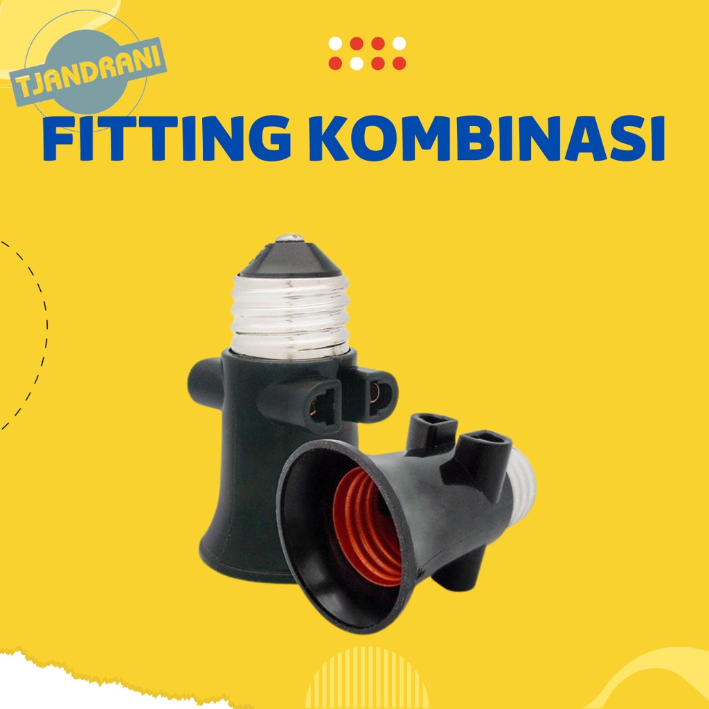 Jual Fitting Kombinasi Hitam Dutron Dan Fitting Plafon Hitam Broco