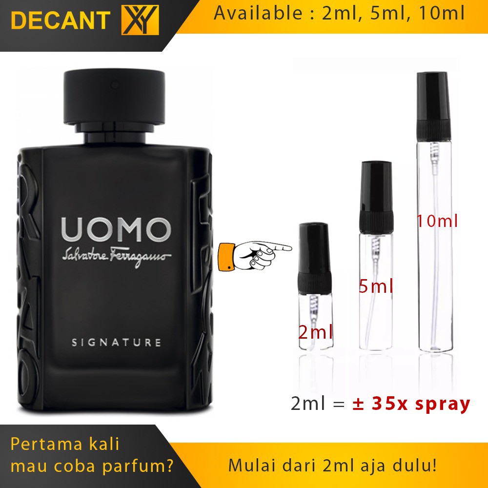 Jual Decant Parfum Original Salvatore Ferragamo Uomo Signature EDP Men