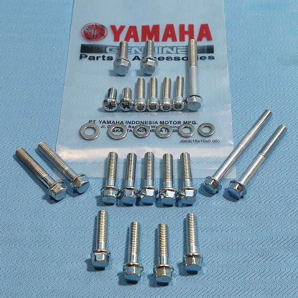 Jual 1set Baut Blok Cvt Baut Bak Cvt Cover Cvt Mio Lama Mio Smile Mio