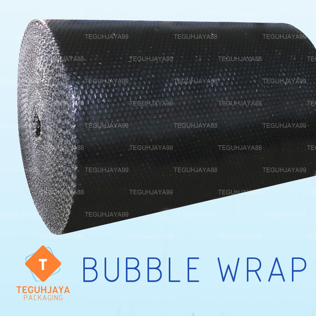 Jual Bubble Wrap Hitam Plastik Gelembung 125cm X 50m KHUSUS GOJEK Max 1