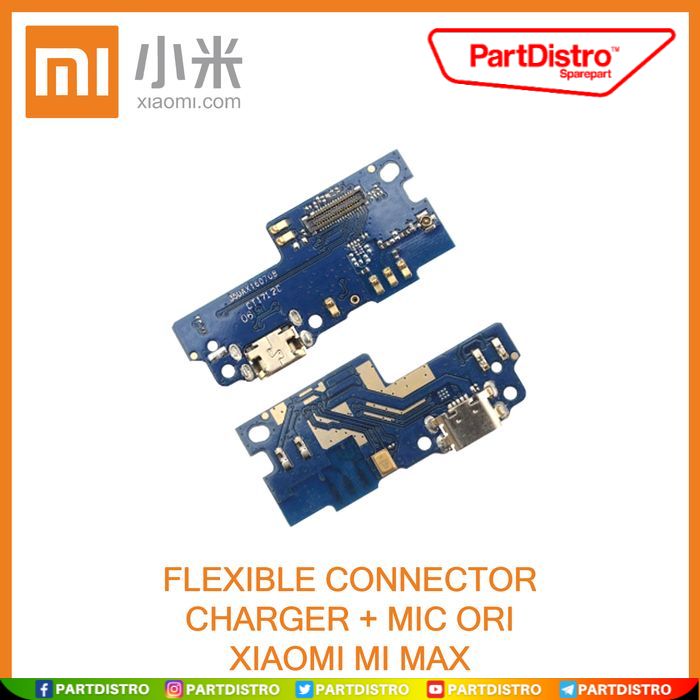 Jual FLEXIBLE CONNECTOR CHARGER MIC ORI XIAOMI MI MAX Shopee