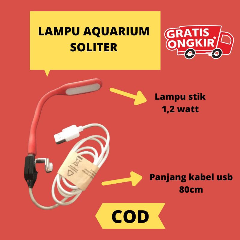 Jual Lampu Aquarium Soliter Shopee Indonesia