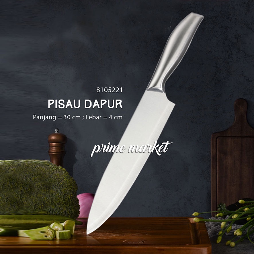 Jual Pisau Dapur Super Tajam Stainless Steel Chef Knife Premium