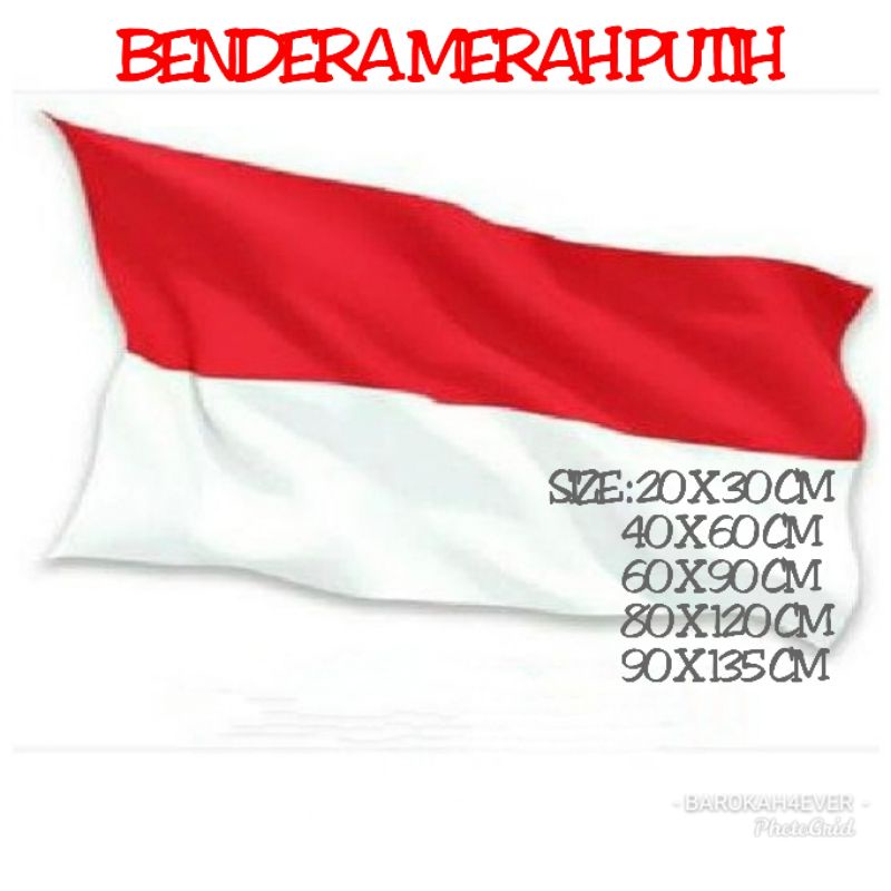 Jual BENDERA MERAH PUTIH Katun Dan Peles Shopee Indonesia