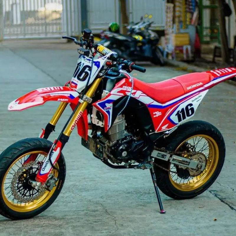 Jual DECAL CRF 150L FULL BODY DECAL SUPERMOTO MOTO CROSS DECAL CRF