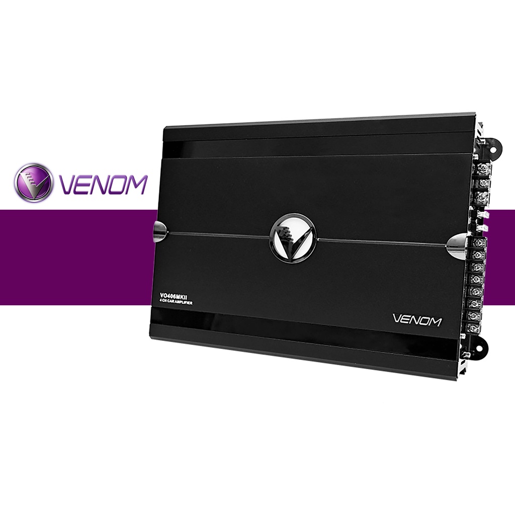 Jual Venom Diablo VO 406 MKII Class AB Mono Stereo 4 Channel Amplifier