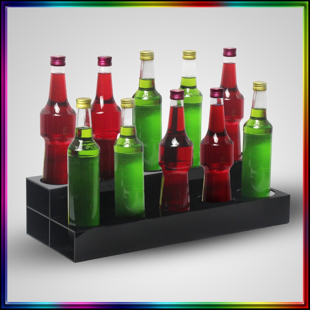 Jual Rak Display Akrilik Botol Sirup Isi 10 Shopee Indonesia