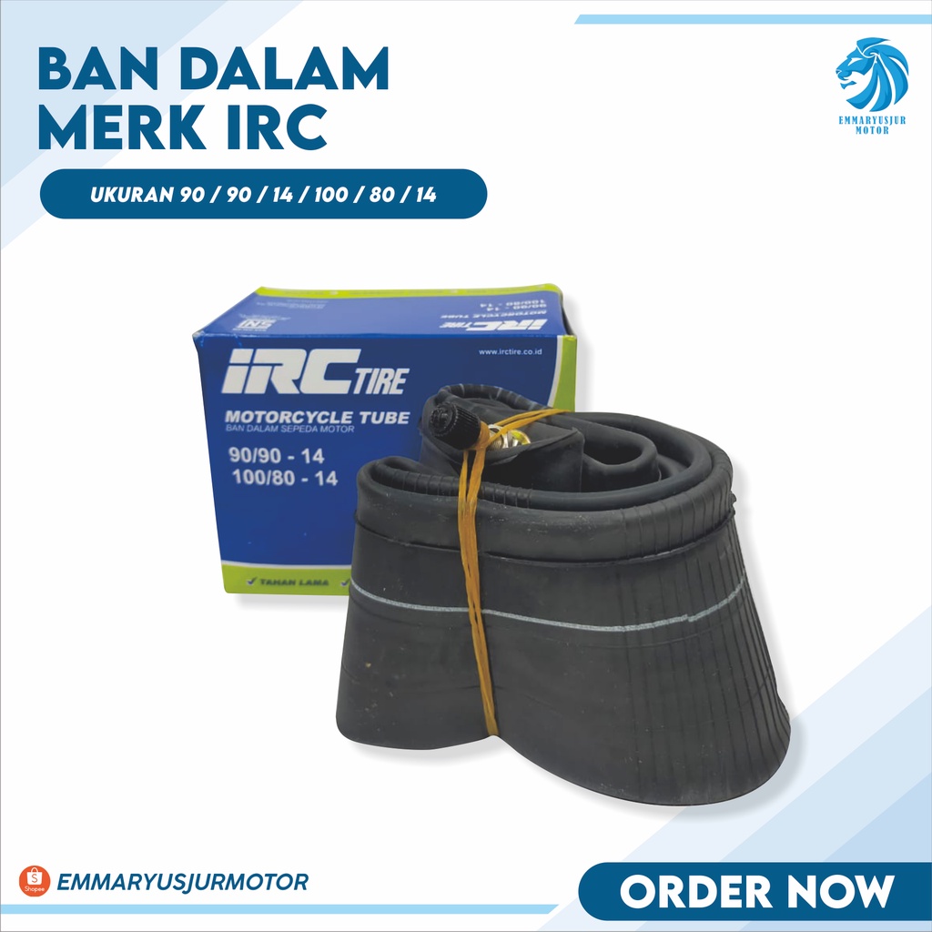 Jual BAN DALAM IRC 90 90 14 ATAU 100 80 14 BAN DALAM MOTOR MATIC