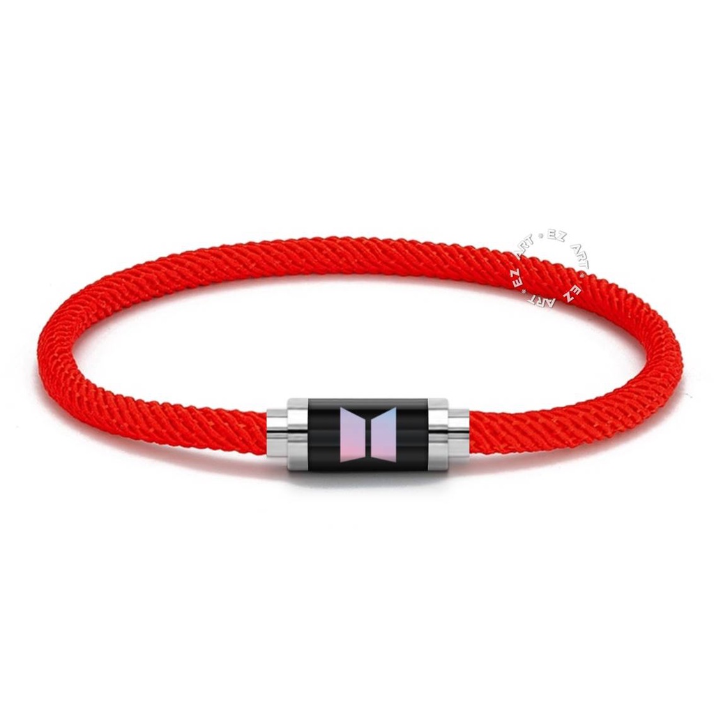 Jual Gelang Kpop Bts Tali Serut Nylon Hongkong Milan Rope Kait Tabung