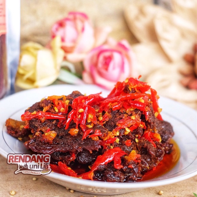 Jual Dendeng Kering Daging Paru Balado Crispy Rendang Uni Lili