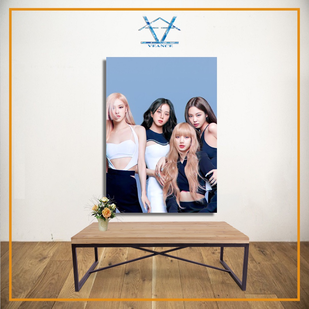 Jual Poster Kayu BLACKPINK LISA JEANIE ROSE JISO Hiasan Dinding