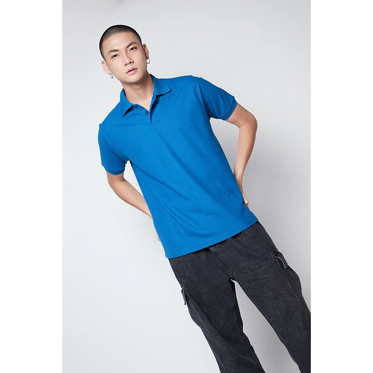 Jual Kaos Kerah Polo Shirt Cotton Cvc Pique Knit S Yarn Spindle Maxi