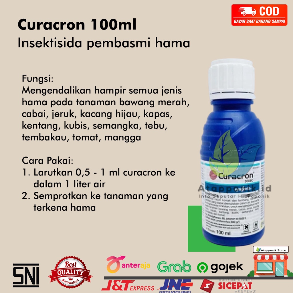 Jual Curacron Ec Isi Ml Insektisida Pembasmi Hama Kutu Putih