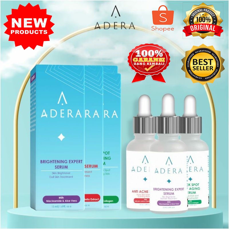 Jual Adera Serum Wajah Glowing Putih Bersih Bebas Jerawat Kusam Flek