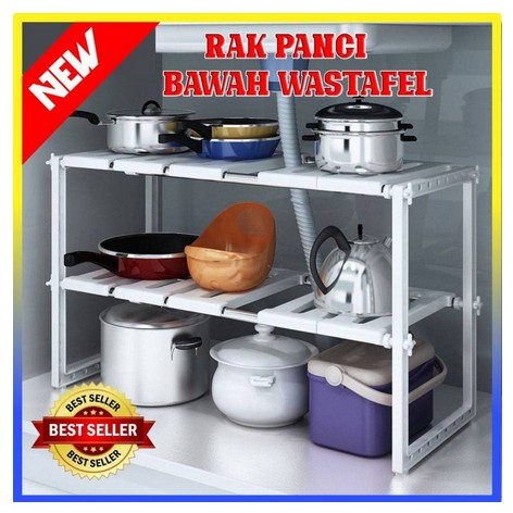 Jual Rak Panci Bawah Wastafel Bumbusepatubuku Tingkat Dapur Wastafel