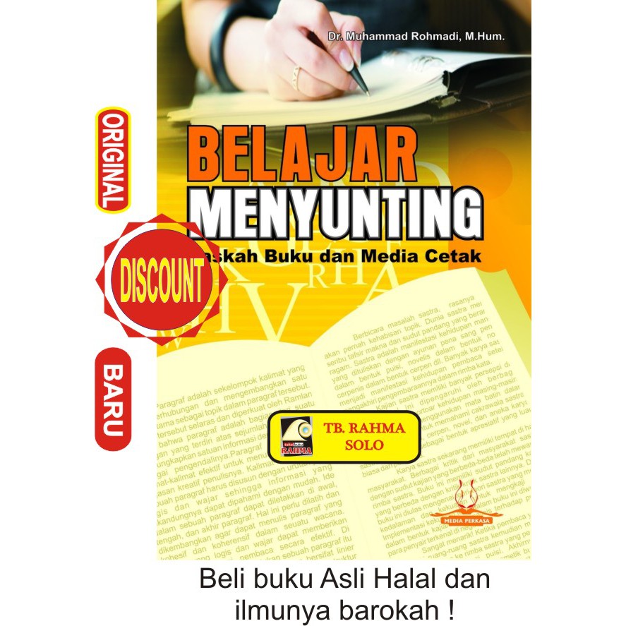 Jual Belajar Menyunting Naskah Buku Dan Media Cetak Muhammad Rohmadi