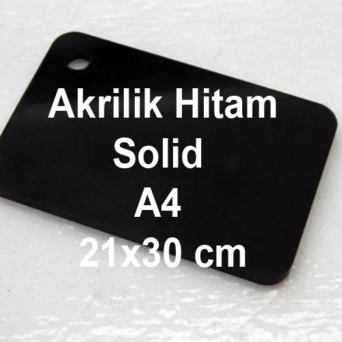 Jual Akrilik Marga Cipta Hitam Solid A4 2mm Shopee Indonesia