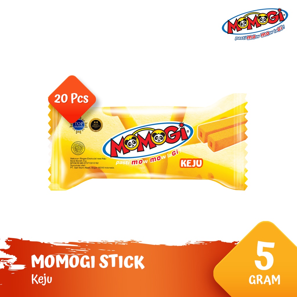 Jual Momogi Stick Snack Makanan Ringan Gr Keju Box Pcs