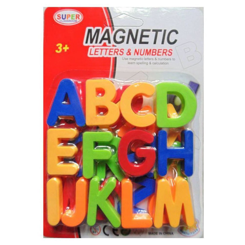 Jual Magnetic Letters Numbers Magnet Huruf Angka Tempelan Kulkas