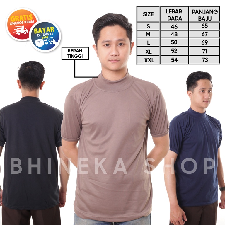 Jual Polisi Kaos Security Kaos Satpam Polos Terbaru Kerah Tinggi Warna