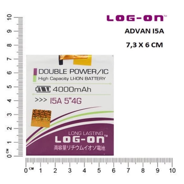 Jual BATERAI LOGON ADVAN I5A BARCA 5 4G DOUBLE POWER DOUBLE IC