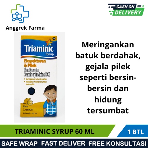 Jual Triaminic Ekspektoran Sirup Ml Untuk Melegakan Batuk Berdahak