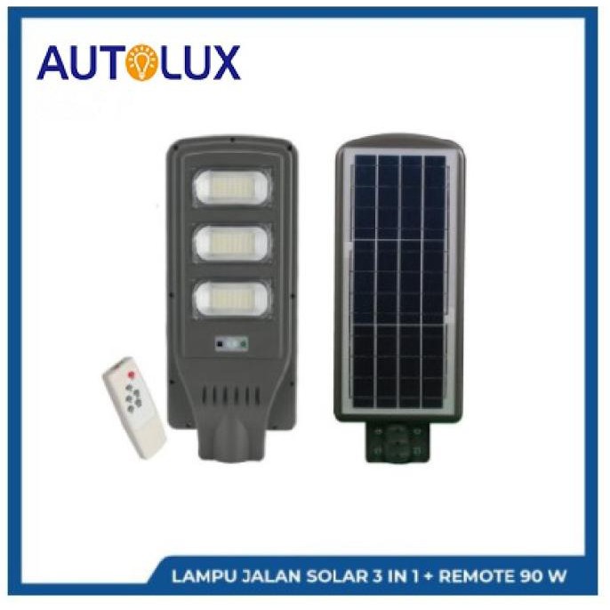 Jual LAMPU JALAN PJU LED SOLAR CELL 90W PANEL SURYA SOROT 90WATT