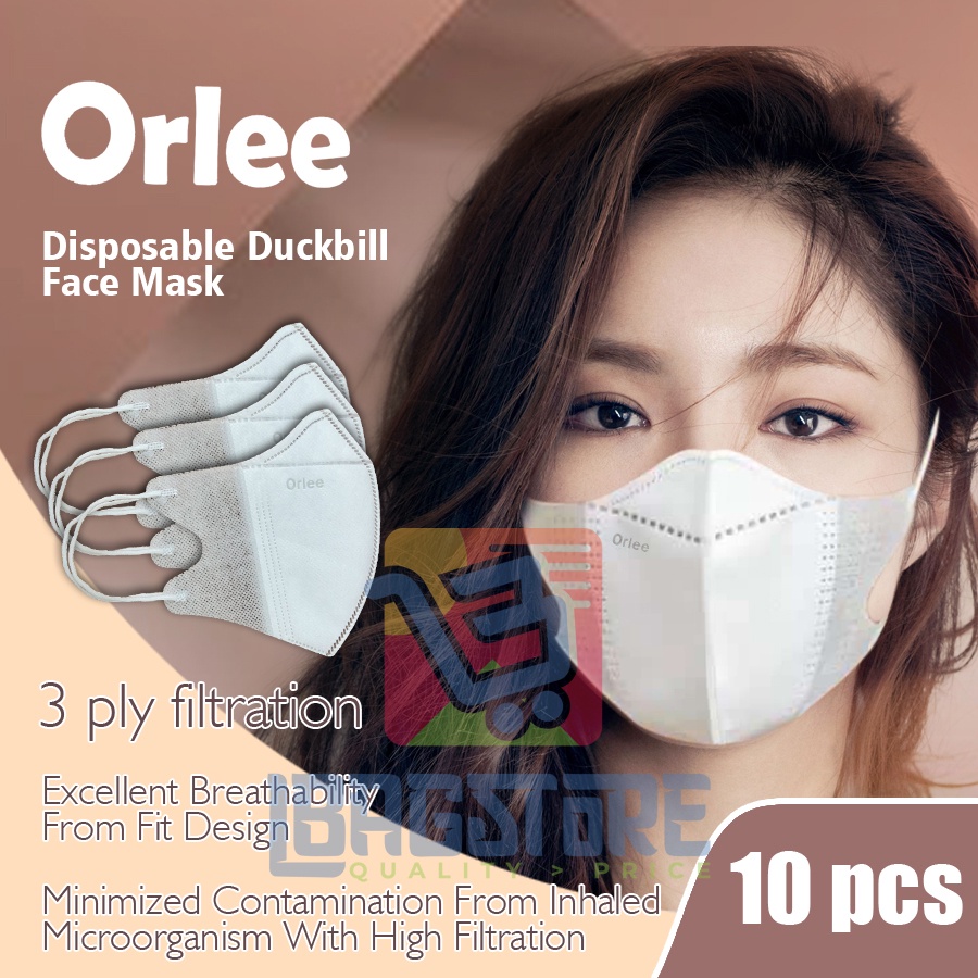 Jual Masker Duckbill D Embos Orlee Ply Ply Earloop Kemenkes Isi