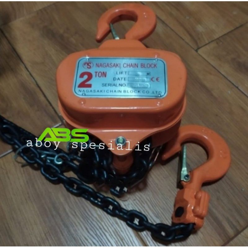 Jual Chain Block Nagasaki Ton X Meter Chain Block Takel Nagasaki