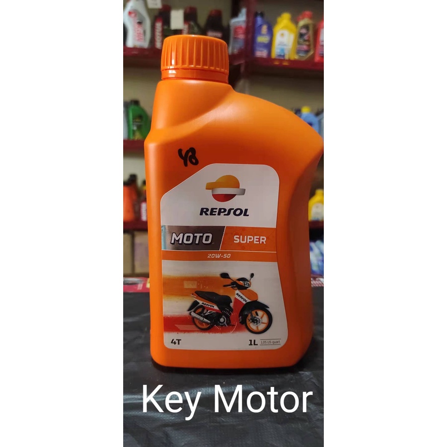 Jual Oli Repsol Moto Super T W Liter Asli Shopee Indonesia