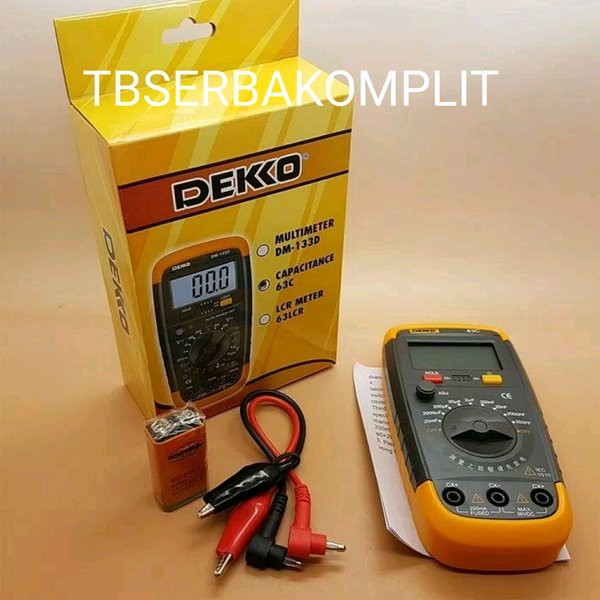 Jual Dekko 63C Capacitance Meter Alat Ukur Digital Untuk Ukur Capacitor