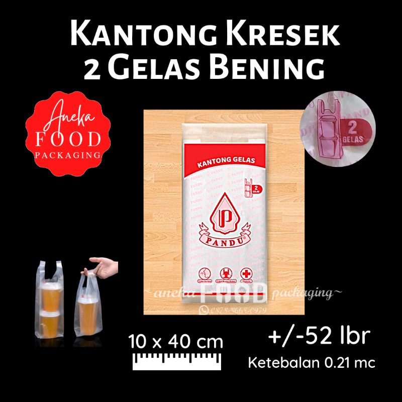 Jual Kantong Plastik Kresek Tenteng Cup Pop Ice Gelas Juice Gelas Teh 1