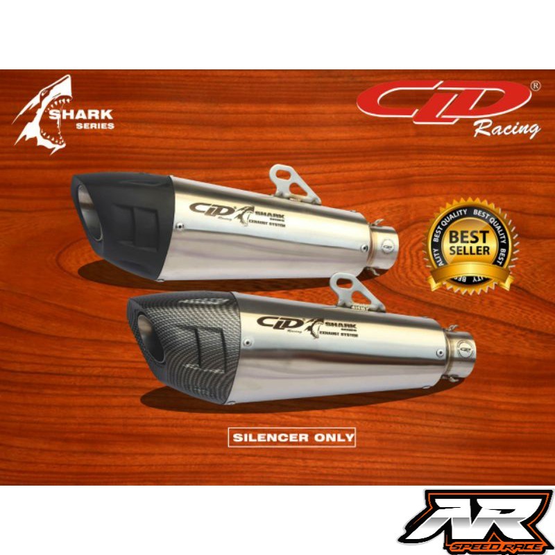 Jual CLD RACING SHARK SERIES LONG SILENCER ONLY Shopee Indonesia